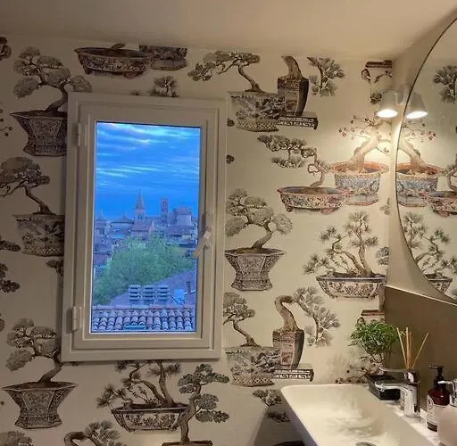 Romantic Attic With Panoramic View 아파트 볼로냐